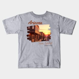 Arizona Sun Spirit Old Tombstone Kids T-Shirt